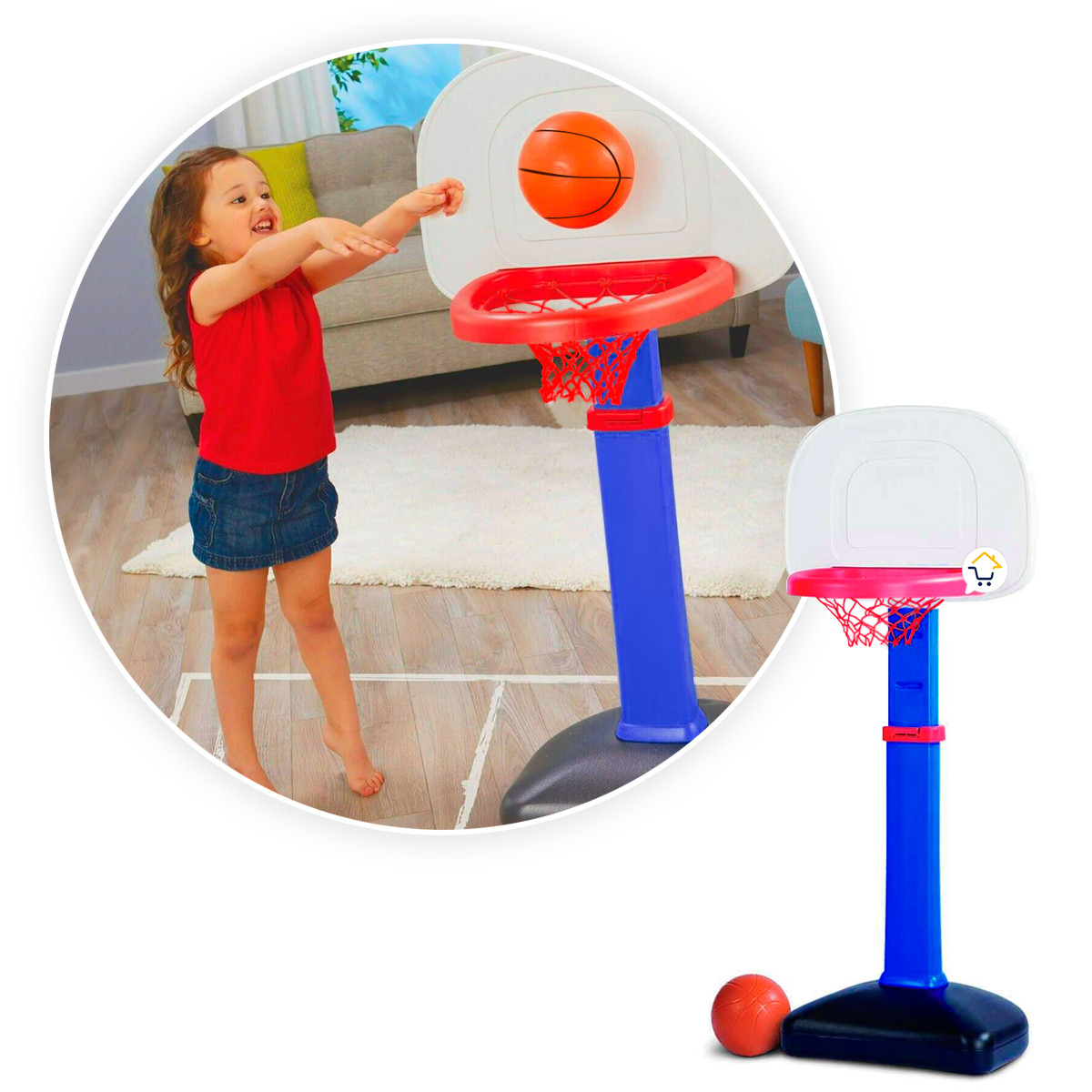 Set Cancha Baloncesto Ajustable PF3955